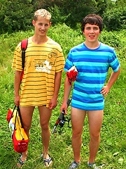 Twosome Boys gay camping adventures