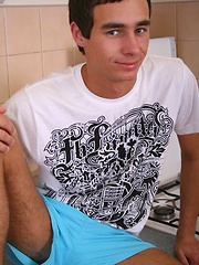 Cute european twink naked