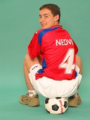 European football player naked