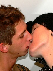Hot amateur gay boys sucking together
