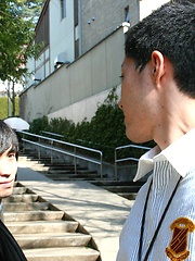 16 photos of 2 hot Japanese guys having sex