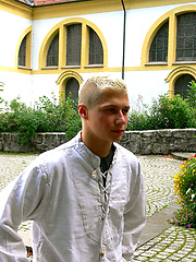 Cute Twink Max as monk boy