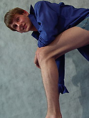 Anton - the naughty twink is testing cum