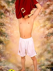 Twink football player