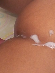 Delectable Asian twink pumells his handsome friend, until he is ready to cover his coconut buns in big globs of spunk.