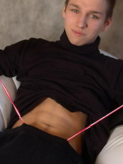 Sexy yet tough college jock Giuli taking his designer briefs off for you