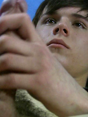 Wesley jerking off dick