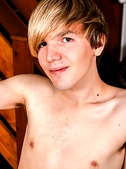 Cute horny twink Tyler Brooks naked