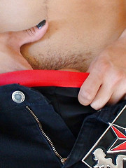 Emo Skater Twink With Uncut Cock and Big Balls