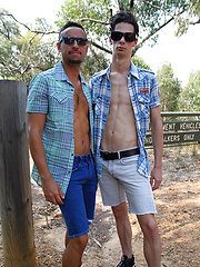 Ryan and Diego fucking in the Australian bush