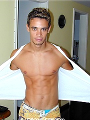 Latin guy posing
