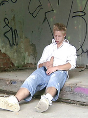 Blond twink gets abused