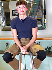 Young Handsome Teen gets Manhandled & his Hard Uncut Cock Shoots Cum!