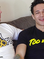 Brian Kush Prepares To Take Jayden Marcos Massive Cock