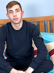 Young Straight Carter Dildos his Ass & his Big Hard Uncut Cock Shoots Cum Everywhere!