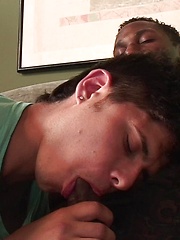 Well-endowed black gay enjoys interracial anal sex with a hot twink