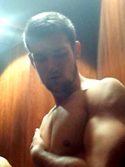 Young & Horny Lad Joel has a Risky Wank at the Gym