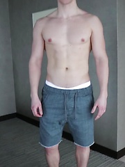 Fit Preppy Boy Next Door Adrian Monroe JERKS OFF
