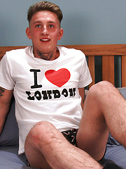 Straight Young Pup Lachlan Shows Off His Fit Body and Hard Uncut Cock!