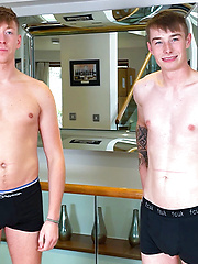 Straight Best Mates Suck Each Other's Uncut Cocks & Both Squirt Big Loads of Cum!