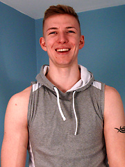 Tall Straight Lad Christian Strips Off and Reveals his Massive Uncut Cock!