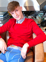 Young Slim & Handsome Teen 1st Ever Manhandling & his Big Uncut Cock is Rock Hard & Cums!