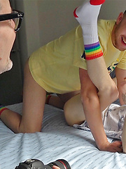 Nate gets hammered by Cody in their first shoot together