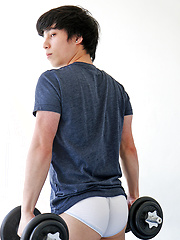 Jacking off my cute mate Ryan Kai