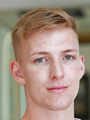 Tall & Muscular Young Blond Pup Christian