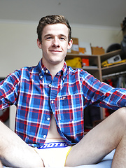 Getting my cute mate Brad Hunter off