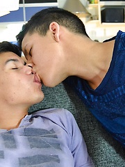 Horny Latin boys Joel Herman and Etienne fuck bareback.